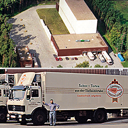 Baubeginn des Tiefkühllagers von Coppenrath & Wiese im Jahr 1985